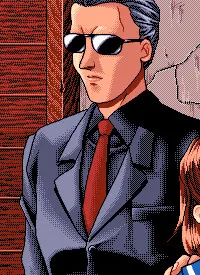 黒服の男