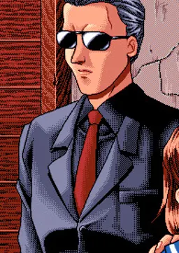 黒服の男