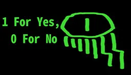 1 For Yes, 0 For No